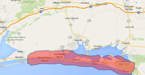 Florida Destin route